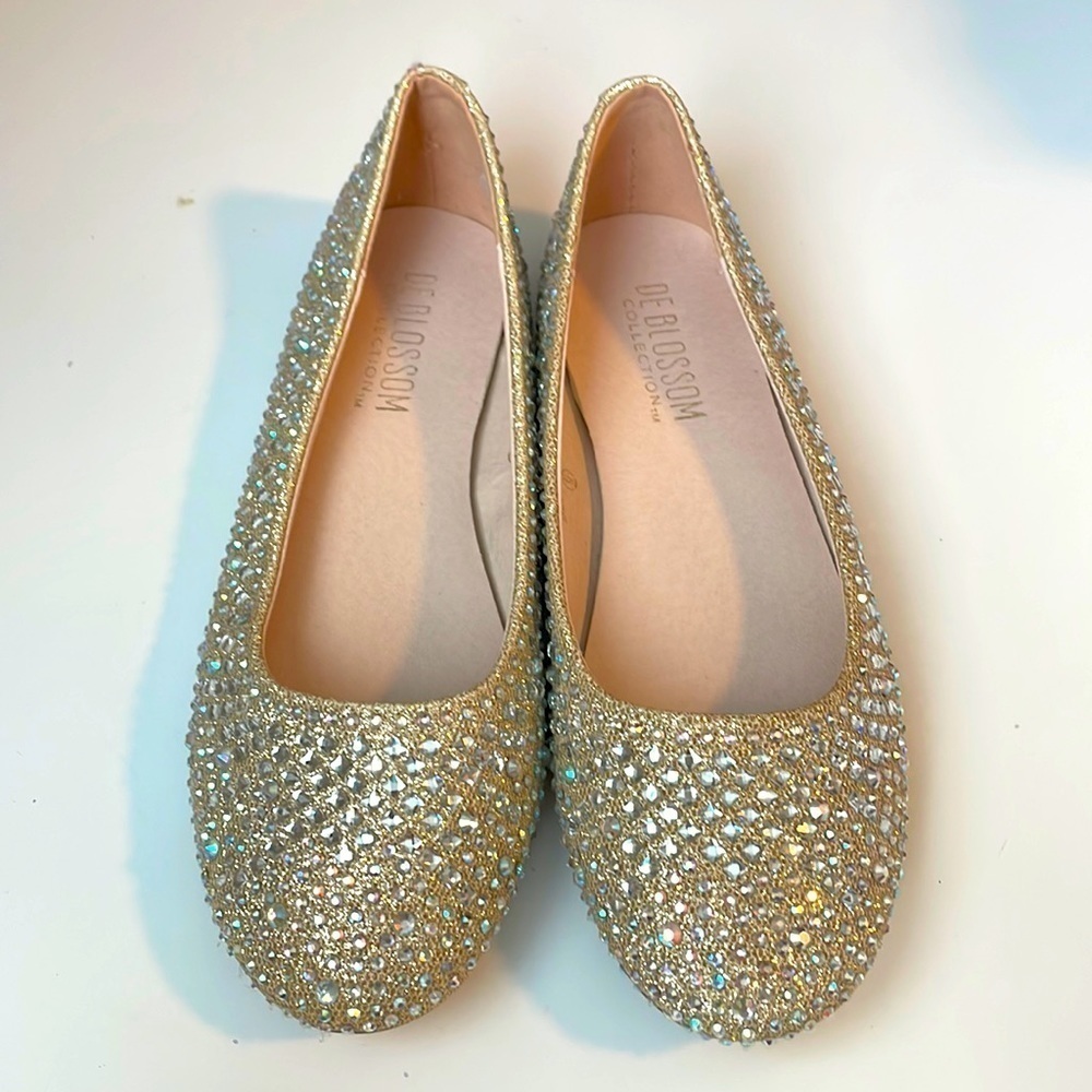De blossom collection sparkle flats